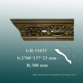 Cornija flexível de alta qualidade PU Crown Moldings / Idéias Cornice Design